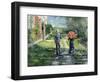 The Path Uphill-Gustave Caillebotte-Framed Premium Giclee Print