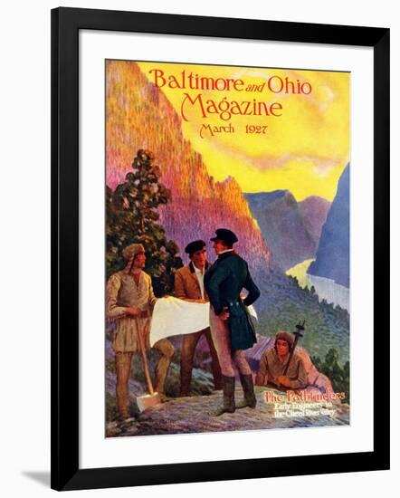 The Pathfinders-Herbert Stitt-Framed Giclee Print