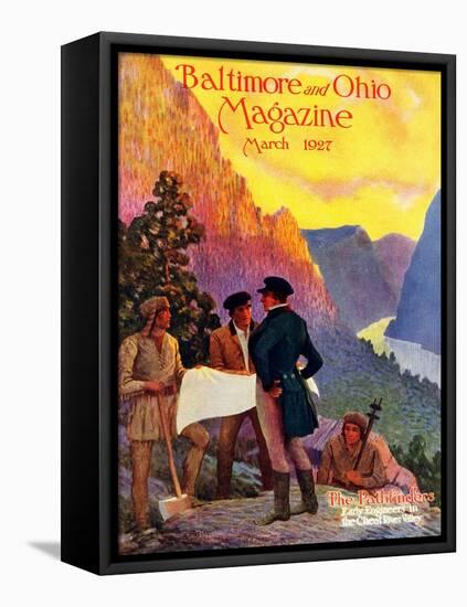 The Pathfinders-Herbert Stitt-Framed Stretched Canvas