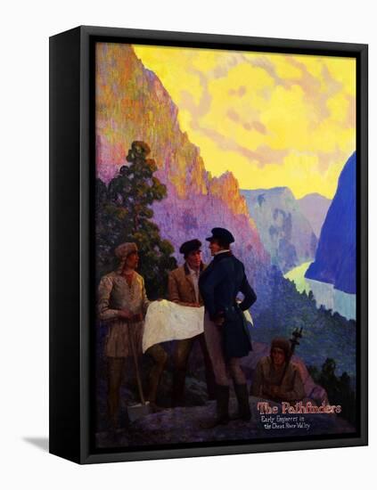 The Pathfinders-Herbert Stitt-Framed Stretched Canvas