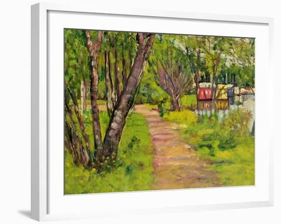 The Pathway, Loch Lomond-George Leslie Hunter-Framed Giclee Print