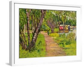 The Pathway, Loch Lomond-George Leslie Hunter-Framed Giclee Print