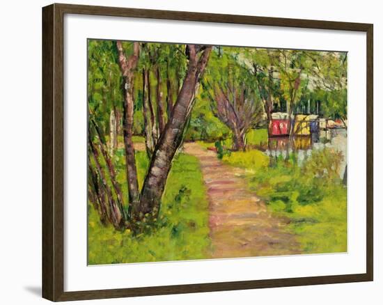 The Pathway, Loch Lomond-George Leslie Hunter-Framed Giclee Print