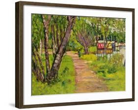 The Pathway, Loch Lomond-George Leslie Hunter-Framed Giclee Print