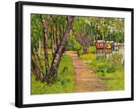 The Pathway, Loch Lomond-George Leslie Hunter-Framed Giclee Print