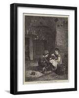 The Patient, in the International Exhibition-Pierre Edouard Frere-Framed Giclee Print