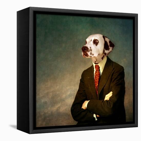 The Patient Man-Martine Roch-Framed Stretched Canvas