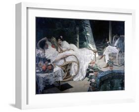 The Patio, 19th Century-Henri Achillo Zo-Framed Giclee Print
