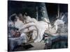 The Patio, 19th Century-Henri Achillo Zo-Stretched Canvas