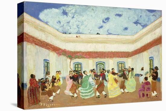 The Patio-Pedro Figari-Stretched Canvas