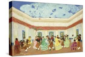 The Patio-Pedro Figari-Stretched Canvas