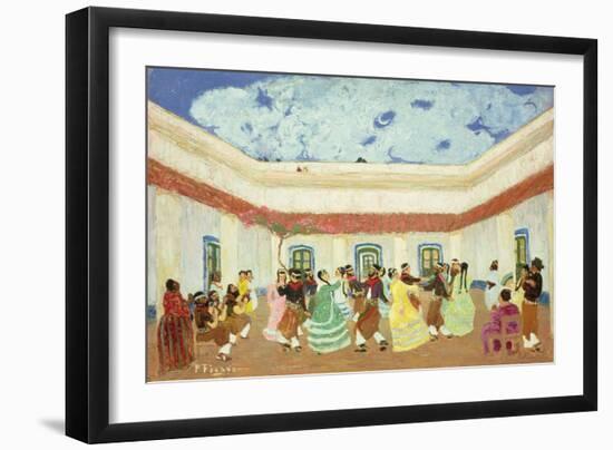 The Patio-Pedro Figari-Framed Giclee Print