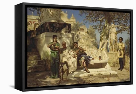 The Patrician's Siesta, 1881-Henryk Siemiradzki-Framed Stretched Canvas