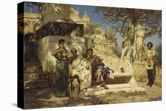 The Patrician's Siesta, 1881-Henryk Siemiradzki-Stretched Canvas