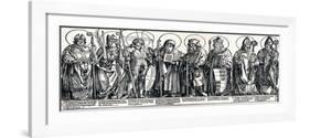 The Patron Saints of Austria, 1515-Albrecht Dürer-Framed Giclee Print