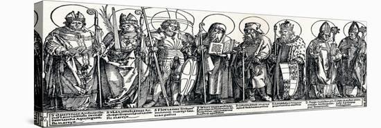 The Patron Saints of Austria, 1515-Albrecht Dürer-Stretched Canvas