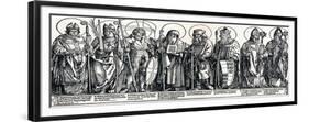 The Patron Saints of Austria, 1515-Albrecht Dürer-Framed Giclee Print