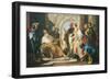 The Patron Saints of the Crotta Family-Giambattista Tiepolo-Framed Premium Giclee Print