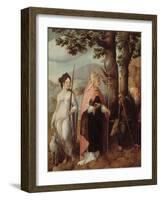 The Patrons of the Van Lokhorst Family, 1526-1527-Jan van Scorel-Framed Giclee Print