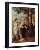 The Patrons of the Van Lokhorst Family, 1526-1527-Jan van Scorel-Framed Giclee Print