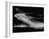 The Pattern Made by Landing Lights of Planes in 20 Minute Time Exposure at La Guardia Airport-Andreas Feininger-Framed Photographic Print