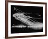 The Pattern Made by Landing Lights of Planes in 20 Minute Time Exposure at La Guardia Airport-Andreas Feininger-Framed Photographic Print