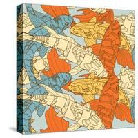 The Pattern of Koi-Alena Kaz-Stretched Canvas