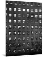 The Pattern of Lighted Office Windows in the RFC Building-Walter B^ Lane-Mounted Photographic Print