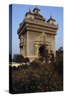 The Patuxai (Victory Gate or Gate of Triumph)-null-Stretched Canvas