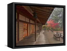 The Pavilion at the Portland Japanese Garden, Oregon, USA-William Sutton-Framed Stretched Canvas