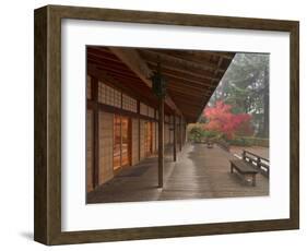 The Pavilion at the Portland Japanese Garden, Oregon, USA-William Sutton-Framed Photographic Print