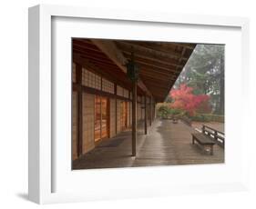 The Pavilion at the Portland Japanese Garden, Oregon, USA-William Sutton-Framed Photographic Print