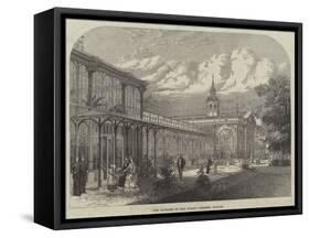 The Pavilion in the Public Gardens, Buxton-null-Framed Stretched Canvas