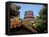 The Pavilion of Buddhist Fragrance, at the Summer Palace, Beijing, China-Miva Stock-Framed Stretched Canvas