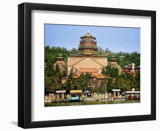 The Pavilion of Buddhist Fragrance, at the Summer Palace, Beijing, China-Miva Stock-Framed Photographic Print