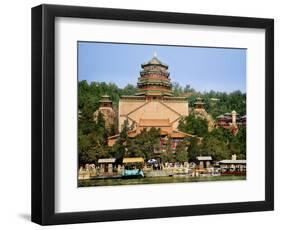 The Pavilion of Buddhist Fragrance, at the Summer Palace, Beijing, China-Miva Stock-Framed Photographic Print