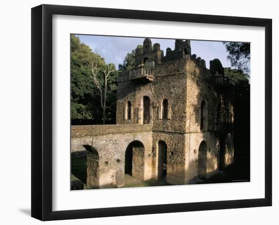 The Pavilion of Delight Built for King Fasilidas, Gondar, Ethiopia, Africa-David Poole-Framed Photographic Print