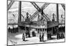 The Pavilion of the Figaro, on the Second Storey of the Eiffel Tower, Paris, 1889-null-Mounted Giclee Print