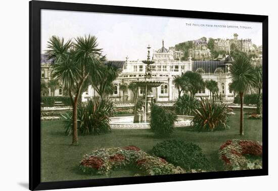 The Pavilion, Torquay, Devon, Early 20th Century-Ern Bishop-Framed Giclee Print