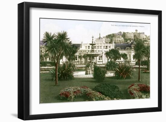 The Pavilion, Torquay, Devon, Early 20th Century-Ern Bishop-Framed Giclee Print