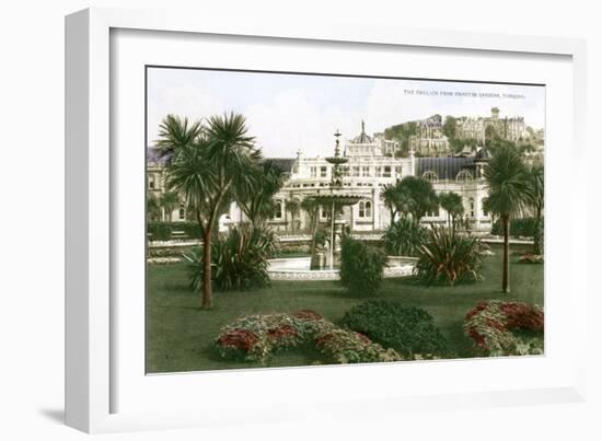 The Pavilion, Torquay, Devon, Early 20th Century-Ern Bishop-Framed Giclee Print