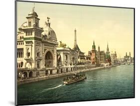 The Pavilions of the Nations, Ii, Exposition Universal, Paris, France, C.1890-1900-null-Mounted Giclee Print