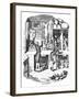 The Pawnbrokers Shop, C1900-George Cruikshank-Framed Giclee Print