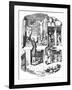 The Pawnbrokers Shop, C1900-George Cruikshank-Framed Giclee Print