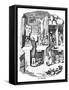 The Pawnbrokers Shop, C1900-George Cruikshank-Framed Stretched Canvas