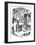 The Pawnbrokers Shop, C1900-George Cruikshank-Framed Giclee Print