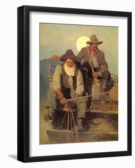 The Pay Stage, 1909-Newell Convers Wyeth-Framed Giclee Print