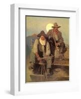 The Pay Stage, 1909-Newell Convers Wyeth-Framed Giclee Print