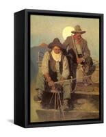 The Pay Stage, 1909-Newell Convers Wyeth-Framed Stretched Canvas