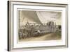 The Paying-Out Machinery on the Deck of the Great Eastern-Robert Dudley-Framed Art Print